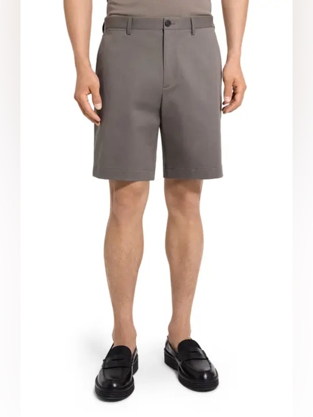 Theory Men’s Chino Shorts Zaine Ascend Gray Size 33